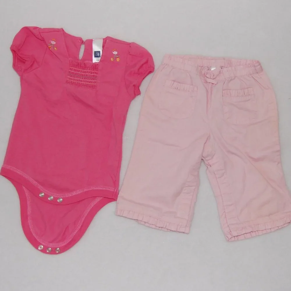Baby GAP Infant (3-6M) Matching Cotton Set (2 Pieces)